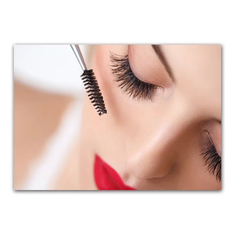 Beauty Nail Shop Art Poster Photo Wall Decoration Beauty Eeyelash Makeup Print Poster Canvas Painting HD2593