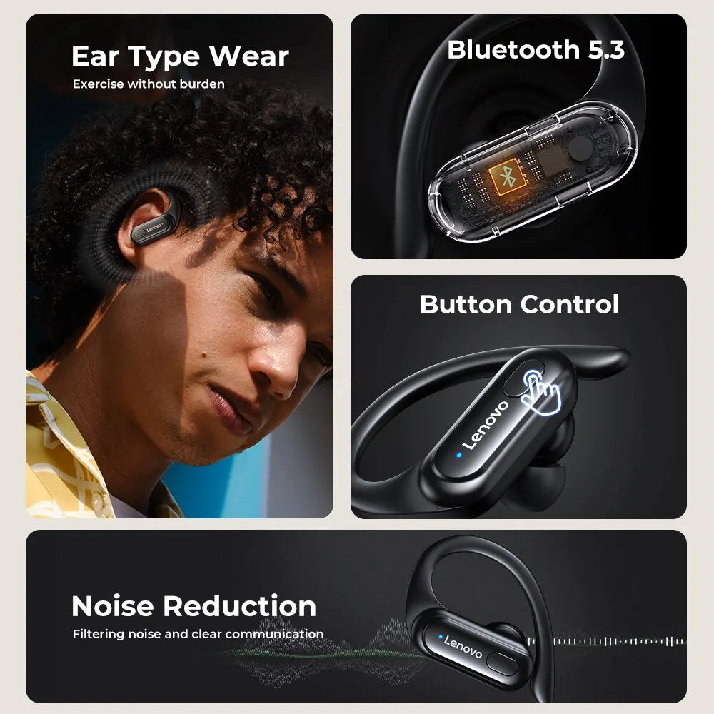 XT60 Sports Wireless Earphones with Microphones,Button Control