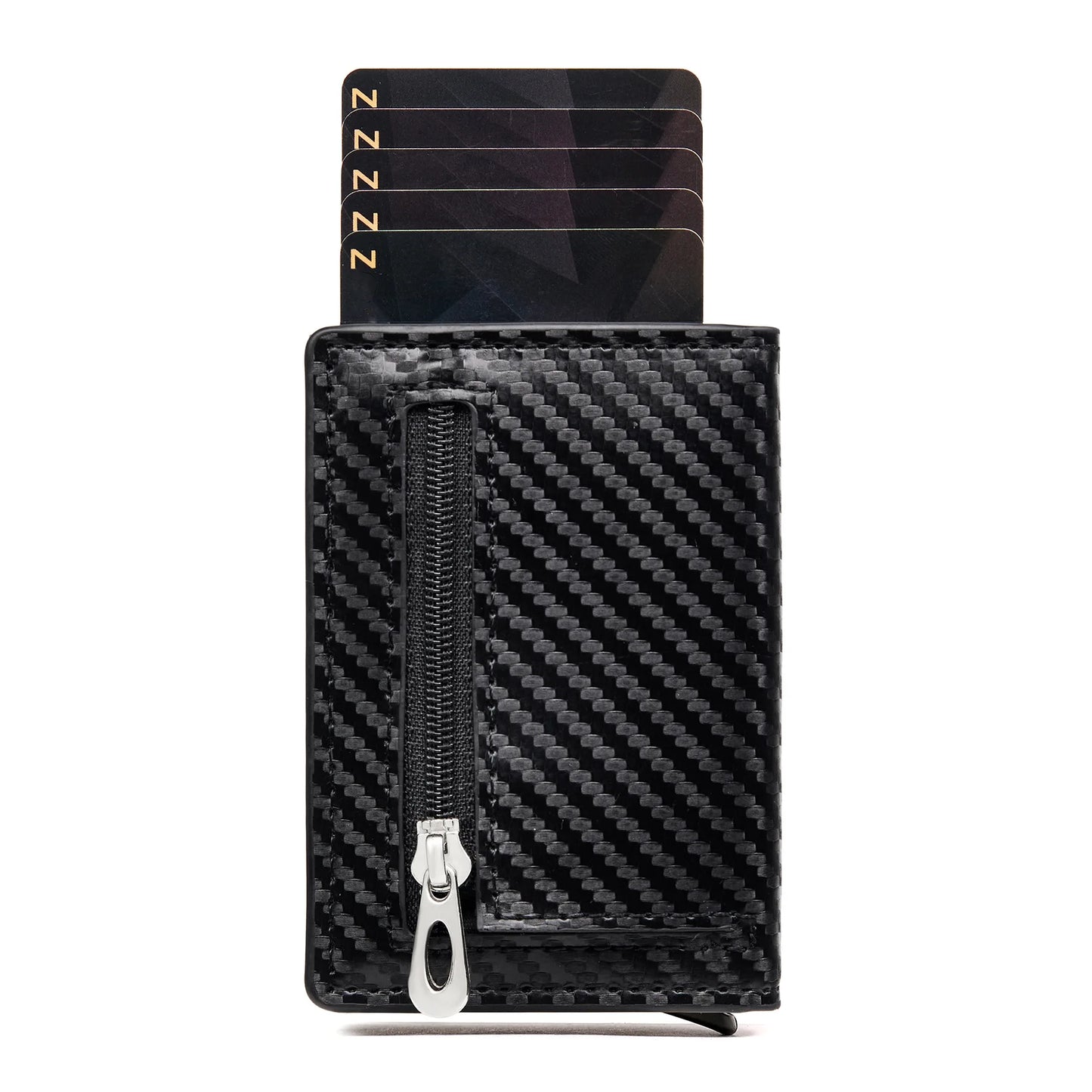 PU Leather Men Wallet Rfid Anti-Magnetic Credit Cards Holder with Organizer Coin Pocket & Money Clips Purse