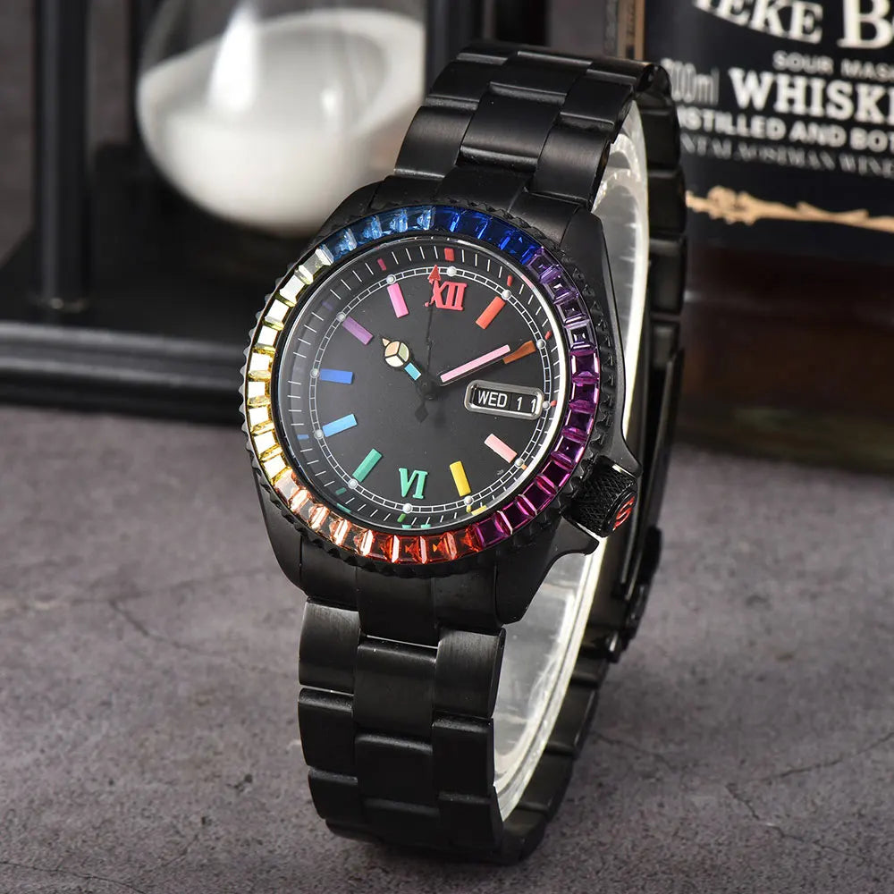 NH36 Watch SKX007  Men Watch New Men Luxury Automatic Mechanical NH35 Watch Movement Stainless Steel Waterproof Watch