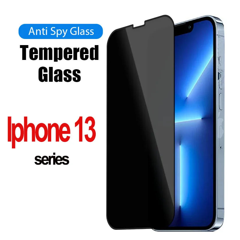 Anti Spy Glass for  16 15 14 13 Pro Max Screen Protector  13Mini Privacy Glasses  12 11 13 14 15 Pro Glass