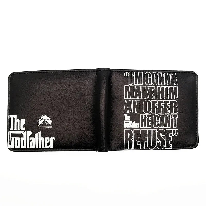 The Godfather Men Wallet Short Purse with Card Holder Dollar Price