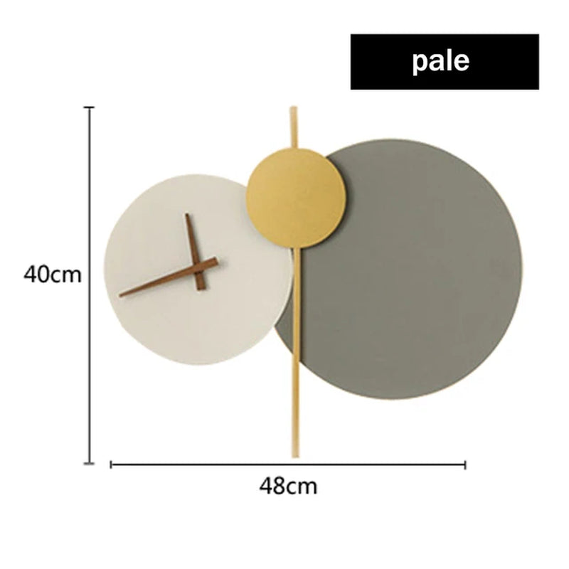 Nordic Designer Led Wall Light round Clock Creative Wall Lamp for Living Room Hallway Art Sconce Indoor Decor Light Fixtures