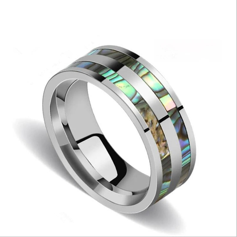 Fashion Tungsten Carbide Wood Rings Steel Arrow Inlay for Men Women Classic Engagement Ring Dome Band Polished Comfort Fit