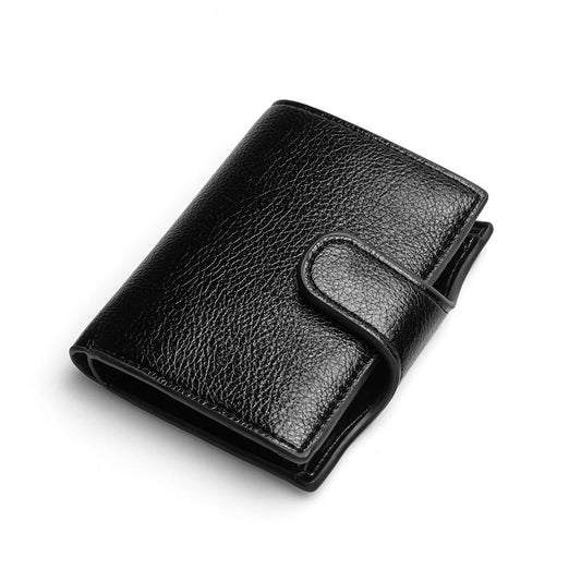 2020 New HOT Rfid Cowhide Genuine Leather Men Wallet Short Coin Purse Small Vintage Wallets Brand High Quality Designer Holder