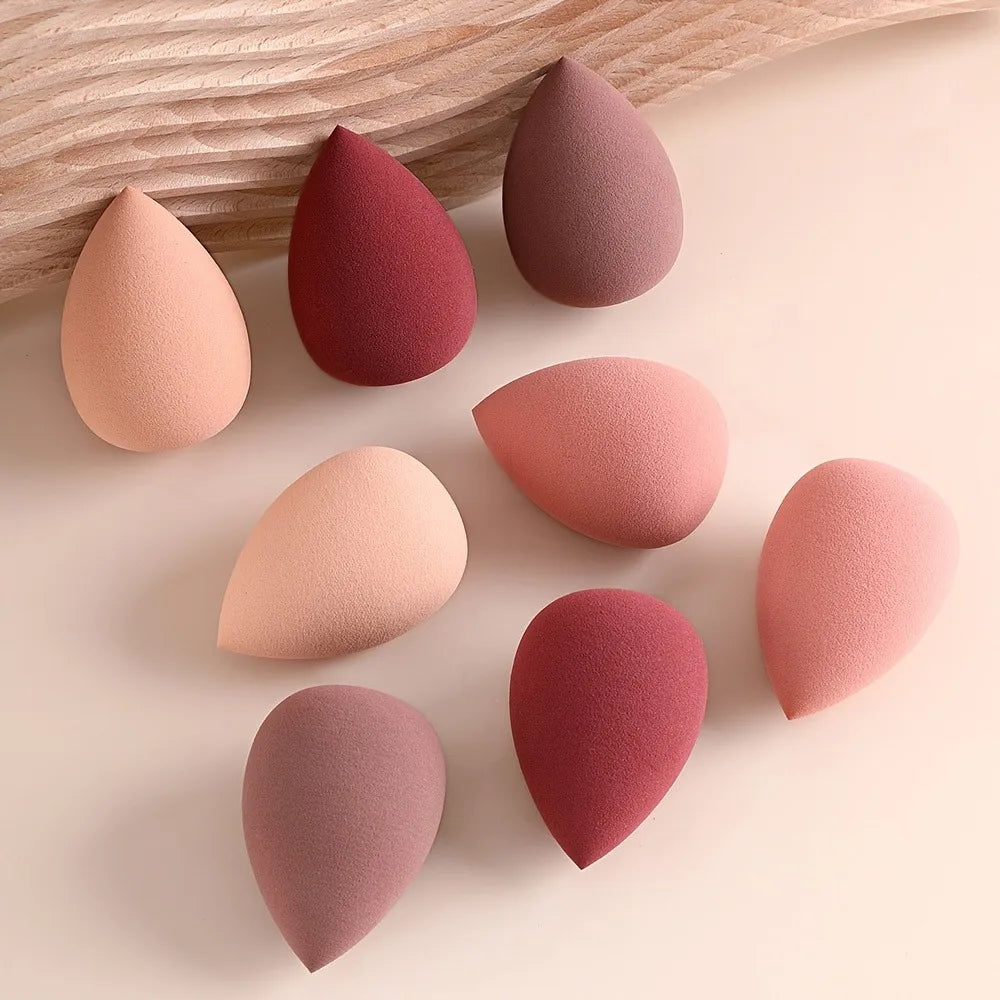 8 Pcs Beauty Egg Makeup Sponge Blenders Beauty Sponges Foundation Applicator