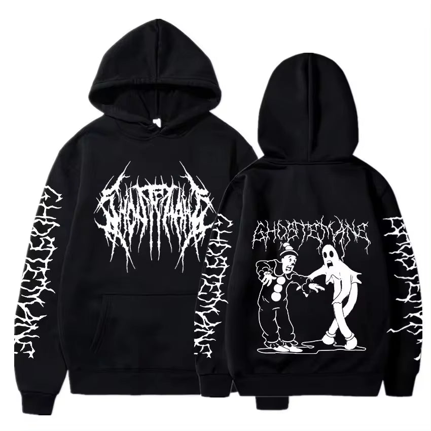 Men Women Fashion Hoodies Kids Hip Hop Hoodies Sweatshirts Men'S Clothing Rapper Sweats Gothic Coats Boy Ghostemane Hoodies