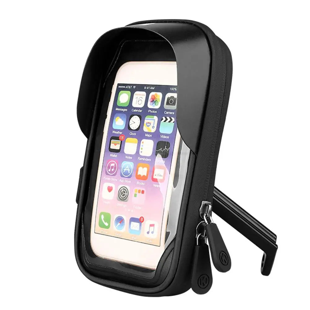 Bike Bicycle Motorcycle Mobile Phone Holder for Motor Stand Waterproof Case Bag Cover Handlebar Mount Holder for Cellphone