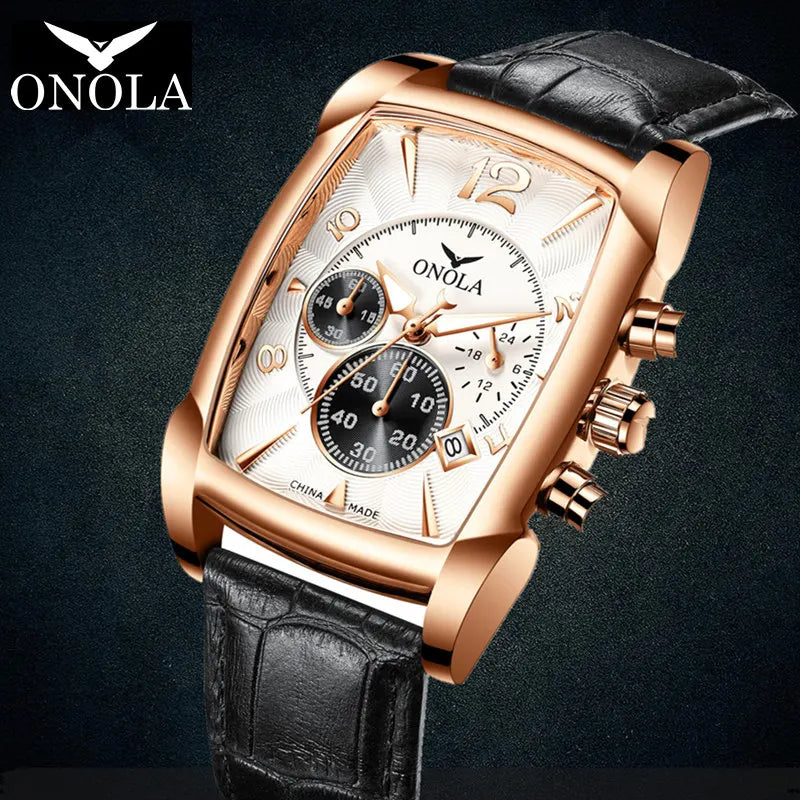 Men Watch  2021 New Fashion Casual Stainless Steel Quartz Watches Men Luxury Top Brand Leather Watch for Men