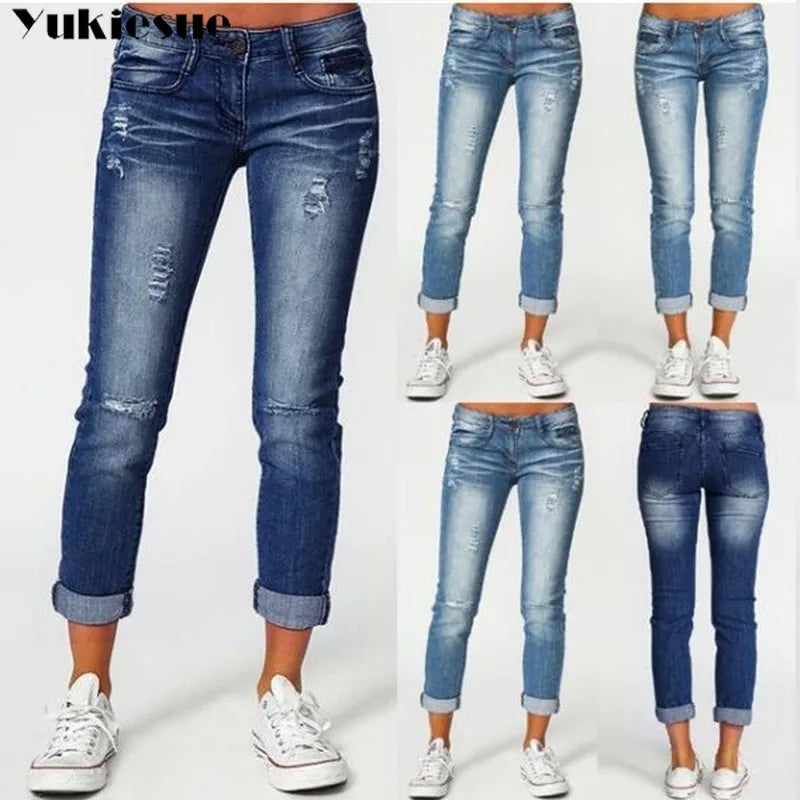 Vintage High Waisted Jeans Woman Fashionable Woman'S Jeans for Women Ripped Jeans Boyfriend Jeans Women'S Jeans Clothes