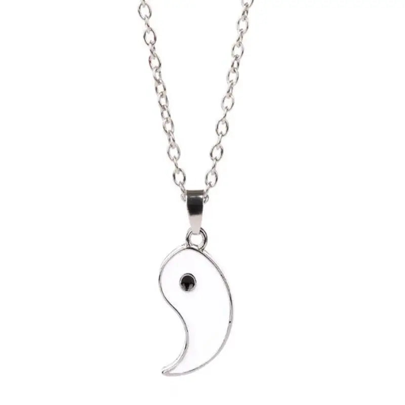 Yin Yang Pendant Necklace for Girlfriend Couples Matching Best Friend Friendship Jewelry Gift Bff Things Aesthetic Collar Boys 2