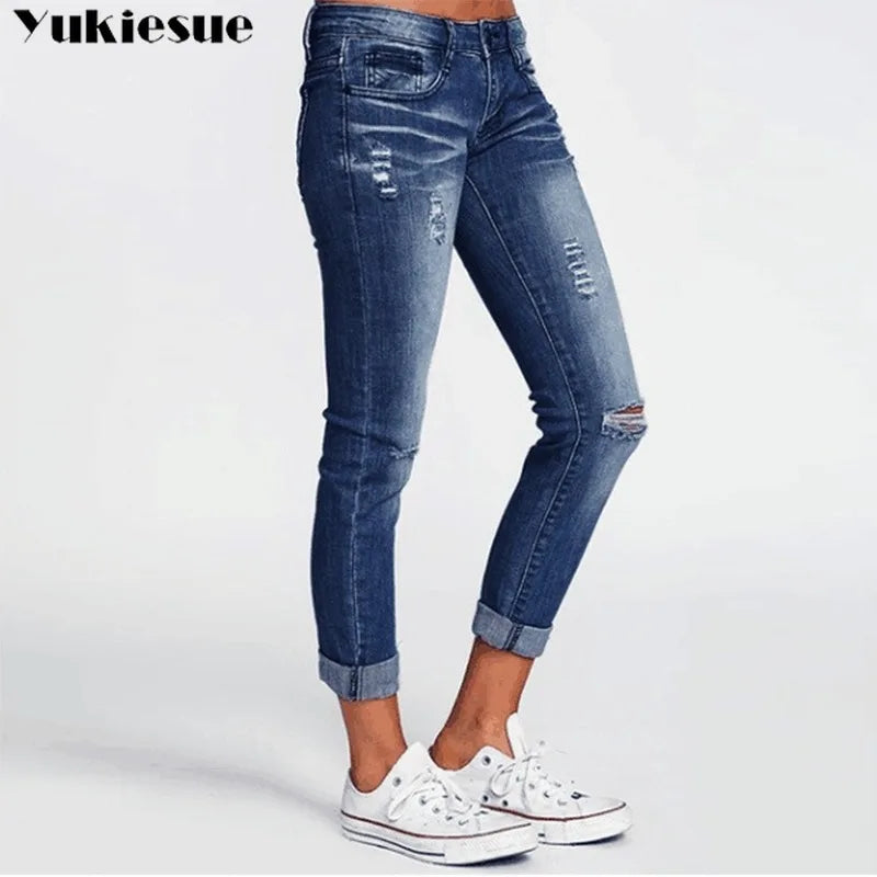 Vintage High Waisted Jeans Woman Fashionable Woman'S Jeans for Women Ripped Jeans Boyfriend Jeans Women'S Jeans Clothes