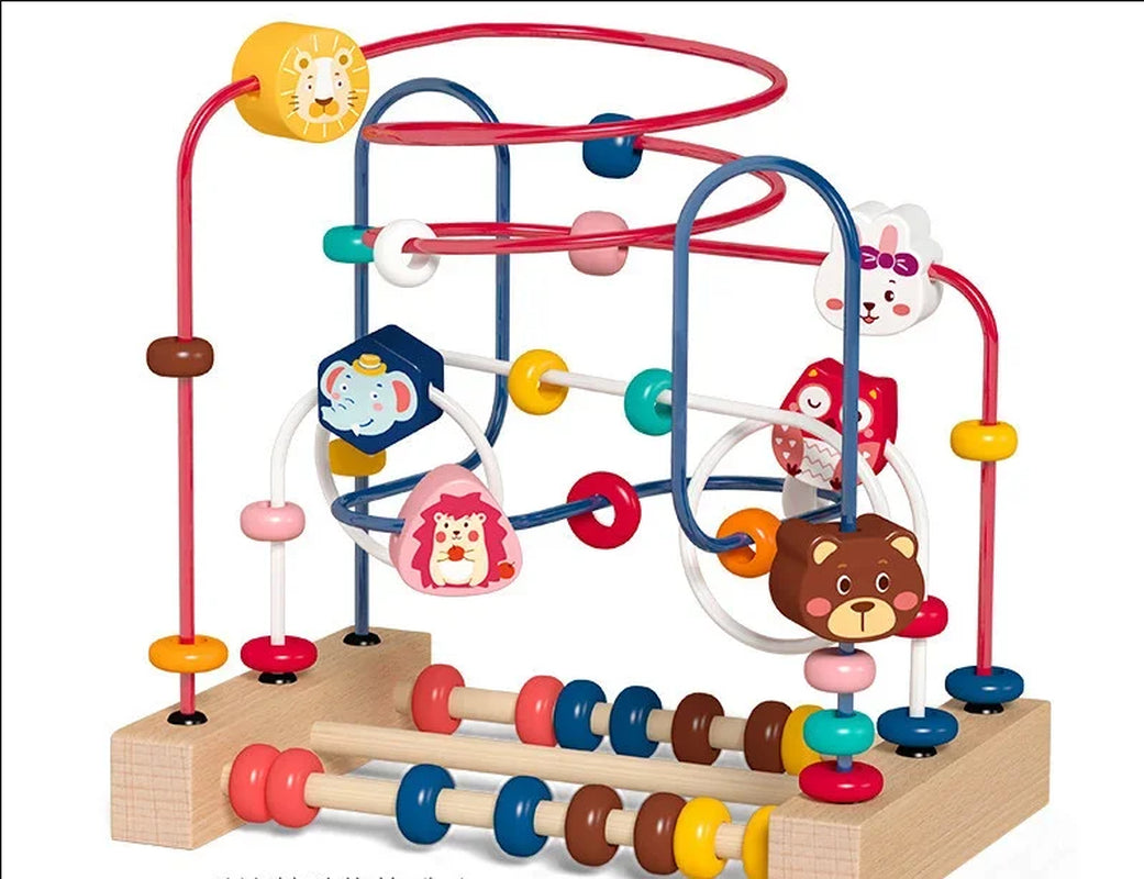 Montessori Wooden Rattles for Baby Crib Toys Baby Rattle Educational Musical Wooden Toys Children Games Baby Toys 0 12 Months