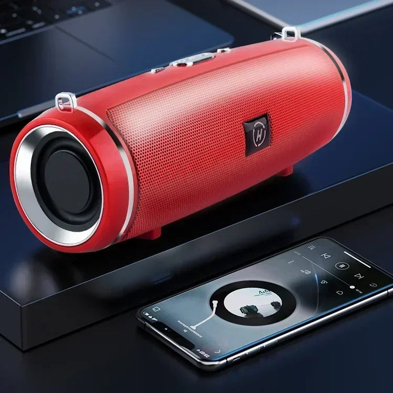 Portable Bluetooth Speakers Mini Wireless High Fidelity Surround Sound Subwoofer Outdoor Waterproof Camping Party Loudspeaker