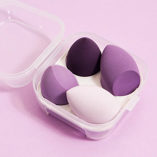 4Pcs Makeup Sponge Set Face Beauty Powde Beauty Egg Foundation Sponges Cosmetic Puff Women Make up Accessories Beauty Tools