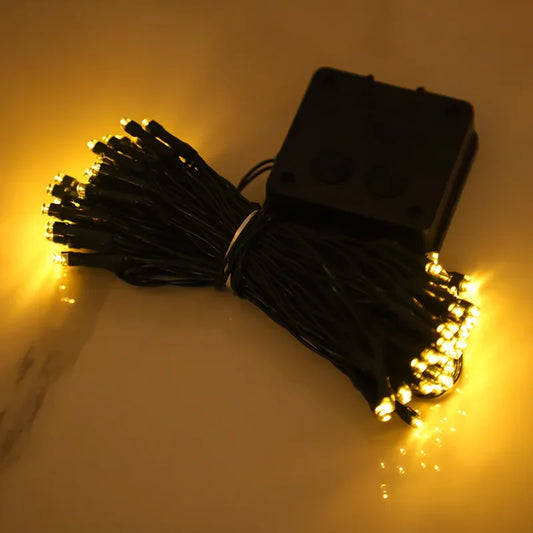 Water Droplets Solar String Lights Led Waterproof Outdoor Decoration Garland Fariy Lights Christmas Wedding Party Garden