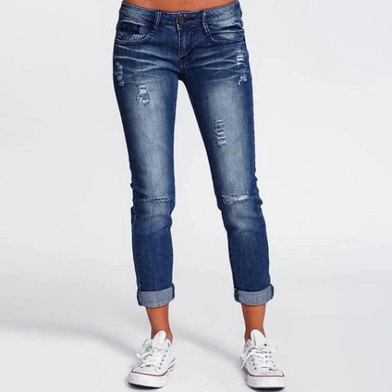 Vintage High Waisted Jeans Woman Fashionable Woman'S Jeans for Women Ripped Jeans Boyfriend Jeans Women'S Jeans Clothes