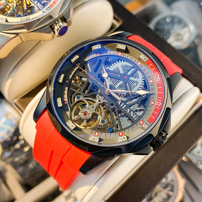 2022 New Product Men'S Mechanical Watch Cool Fashion Automatic Watch Luxury Top Sports Waterproof Men'S Watch