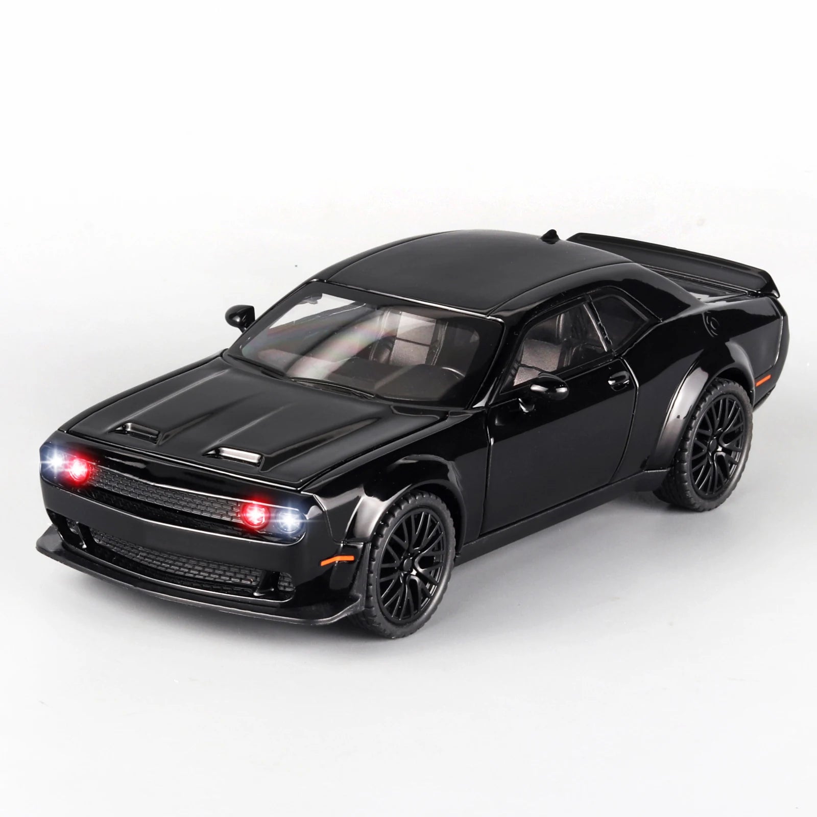 1/32 Hellcat Redeye Alloy Diecast Muscle Car Model Sound & Light Children'S Toy Collectibles Birthday Gifts Original Box Present