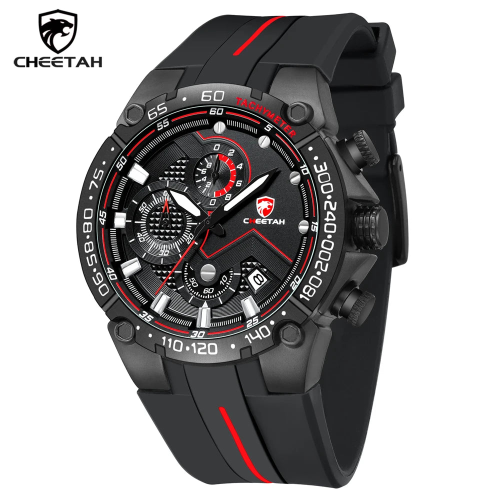 Men Watch  Fashion Luxury Business Wristwatch Silicone Waterproof Clock with Date and Luminous Function Relogio Masculino