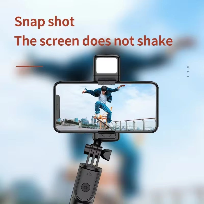 New 3 in 1 Wireless Selfie Tripod with Fill Light Bluetooth Shutter Remote Control Portable Foldable Monopod for Smart Phone