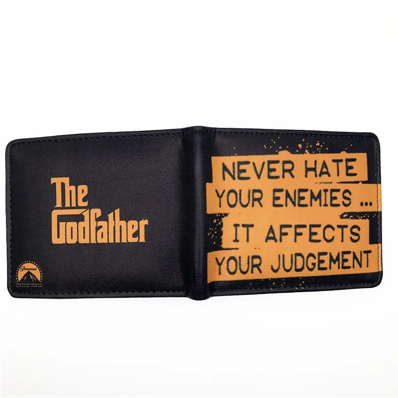 The Godfather Men Wallet Short Purse with Card Holder Dollar Price