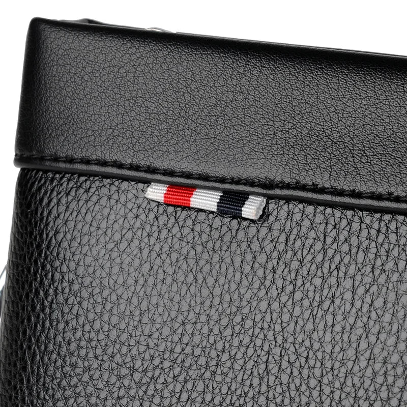 Luxury Brand Business Men Wallet Leather Man Clutch Bag Coins Pocket Purse Casual Envelope Long Wallets Male Handy Bag for IPAD