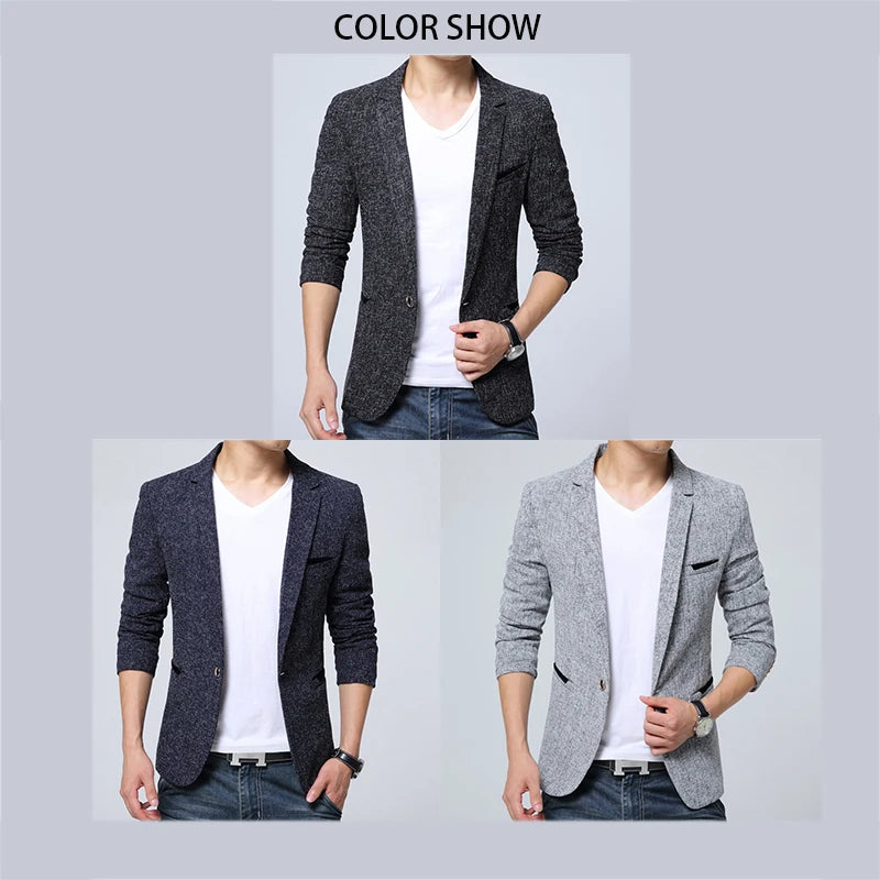 New Arrival Mens Blazer Jacket Suit Wedding Prom Party Slim Fit Smart Casual Suit Men Jacket Business Men Suit Jacket