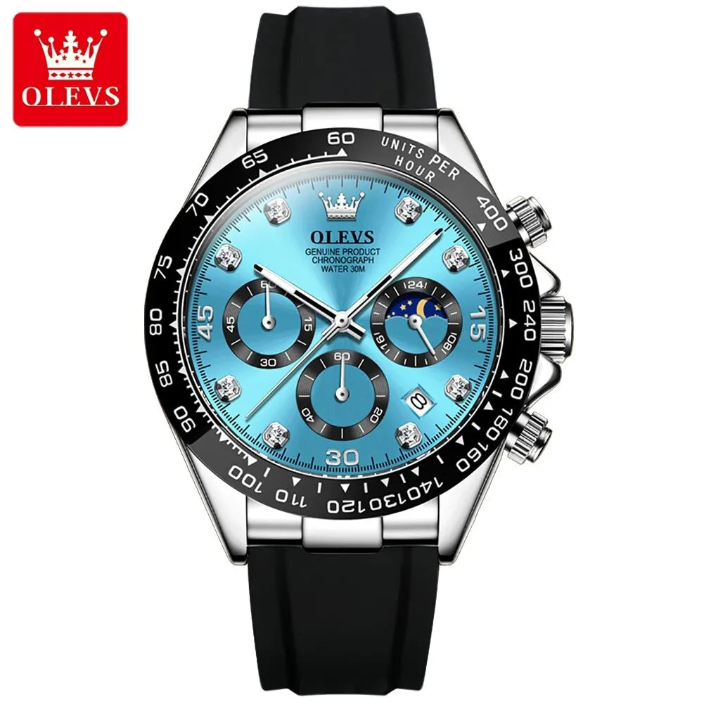 Luxury Men Watch Quartz Man Watches Waterproof Luminous Top Brand Watch for Men Date Chronograph Sport Wristwatch