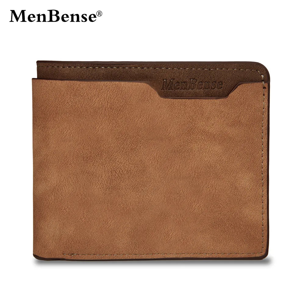 Brand Men Wallets High Quality Slim Short Male Wallet Patchwork Style Pu Leather Card Holder Purse Coin Money Bag