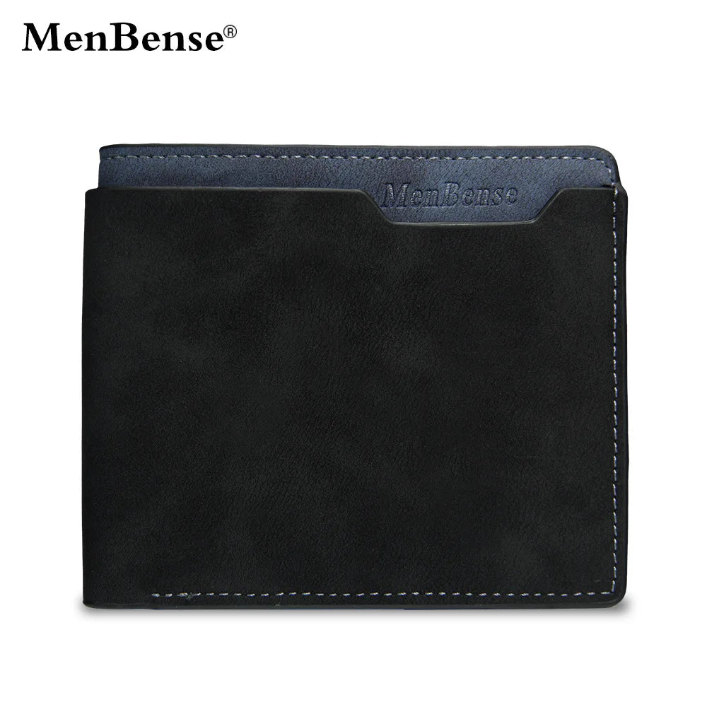 Brand Men Wallets High Quality Slim Short Male Wallet Patchwork Style Pu Leather Card Holder Purse Coin Money Bag