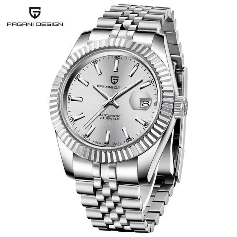 Men Mechanical Watch Luxury Automatic Watch Sport Stainless Steel 100M Waterproof Watch for Men