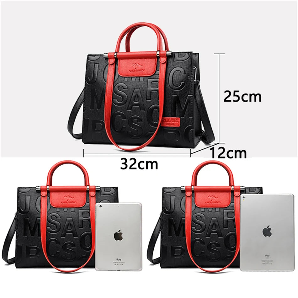 Luxury Brand Sac Women Leather Handbags Bags for Women 2024 Bags Designer Luxury Handbags Letter Lady Hand Bags Bolsa Feminina