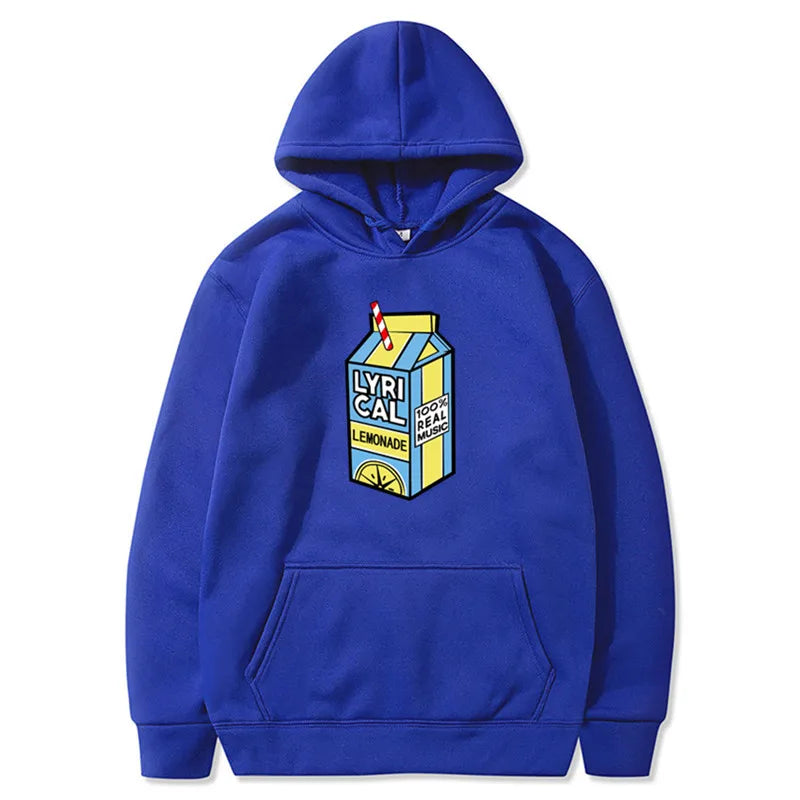 Letter Number Pattern Hoodie Men Fashion Hip Hop Pullover Hoody O-Neck Street Sweatshirt Pocket Fleece Hoody