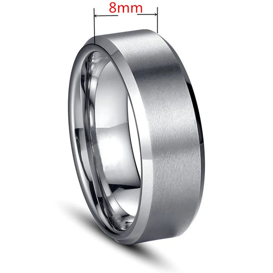 Classic Ring Men Titanium Black Men Jewelry Wedding Bands Boyfriend Gift Dropshipping