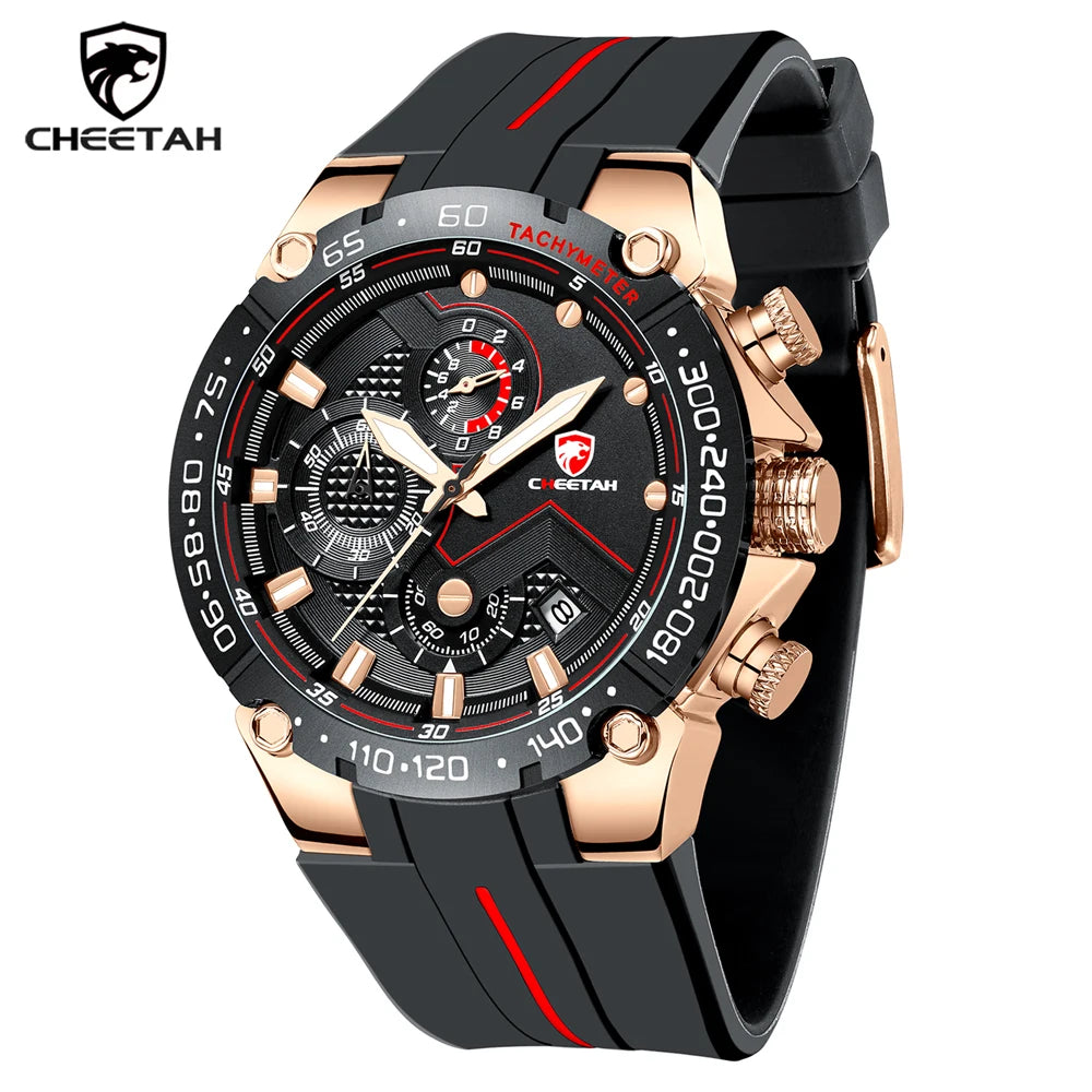 Men Watch  Fashion Luxury Business Wristwatch Silicone Waterproof Clock with Date and Luminous Function Relogio Masculino