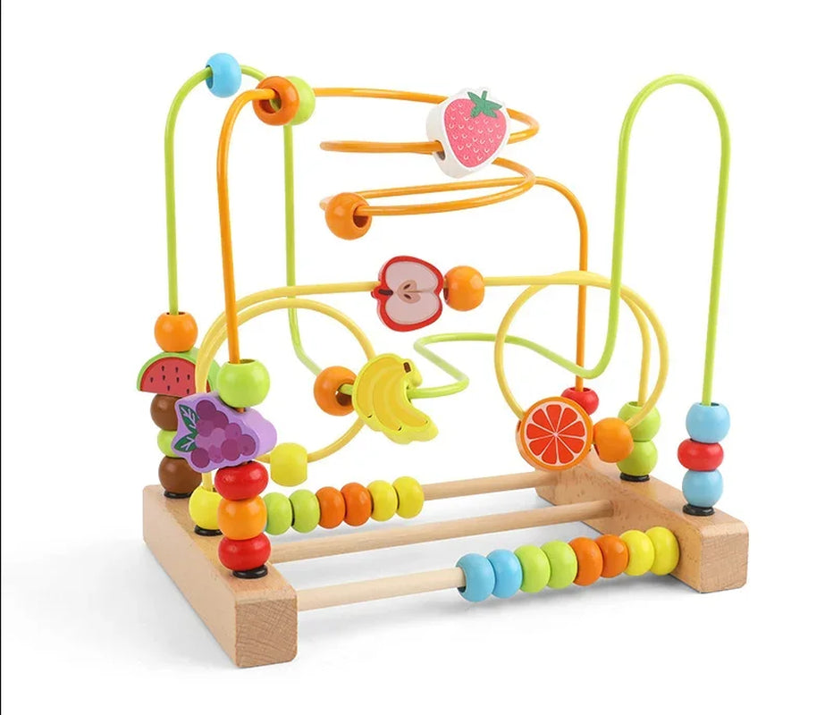 Montessori Wooden Rattles for Baby Crib Toys Baby Rattle Educational Musical Wooden Toys Children Games Baby Toys 0 12 Months