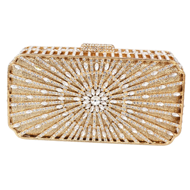 Box Bling Bags Party Purse Bags Women Luxury Crystal Evening Bags Female Pochette Ladies Wedding Clutch Bags SC129