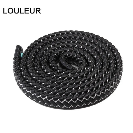 1M 12X6Mm Braided Leather Rope Punk Braided Leather Cord Flat Braided Cord Rope Accessories Jewelry Findings Handmade Gift