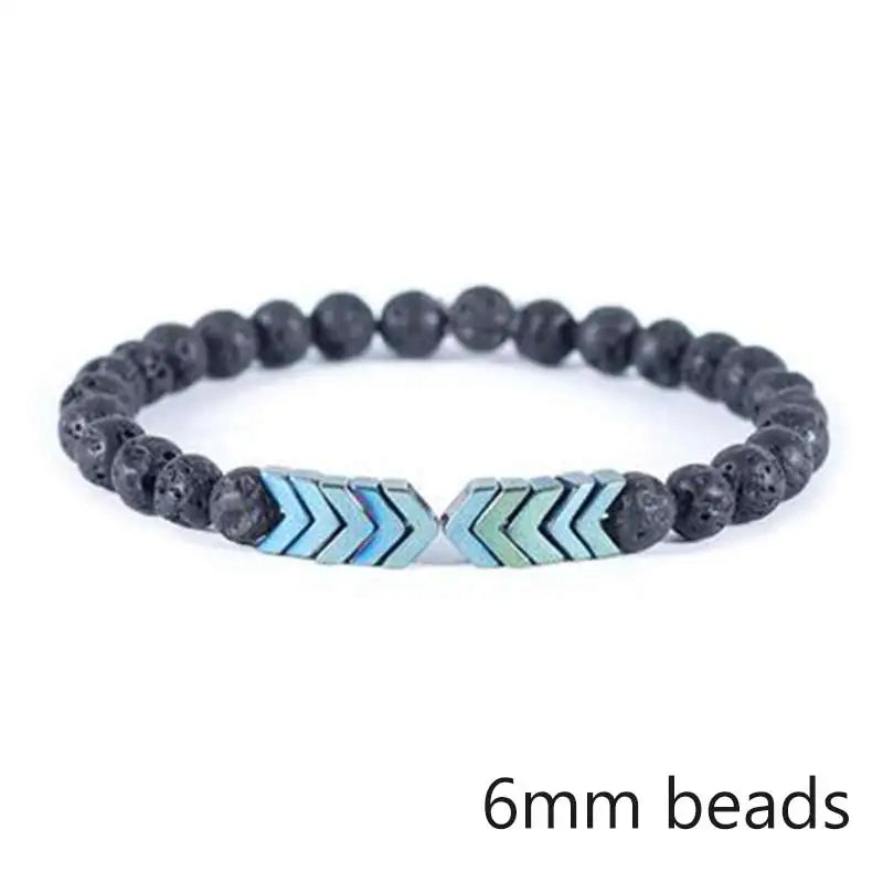 Lava Stone Men Bracelet Natural Moonstone Bead Tibetan Buddha Bracelet Chakra Diffuser Bracelets Men Jewelry Gifts Drop Shipping