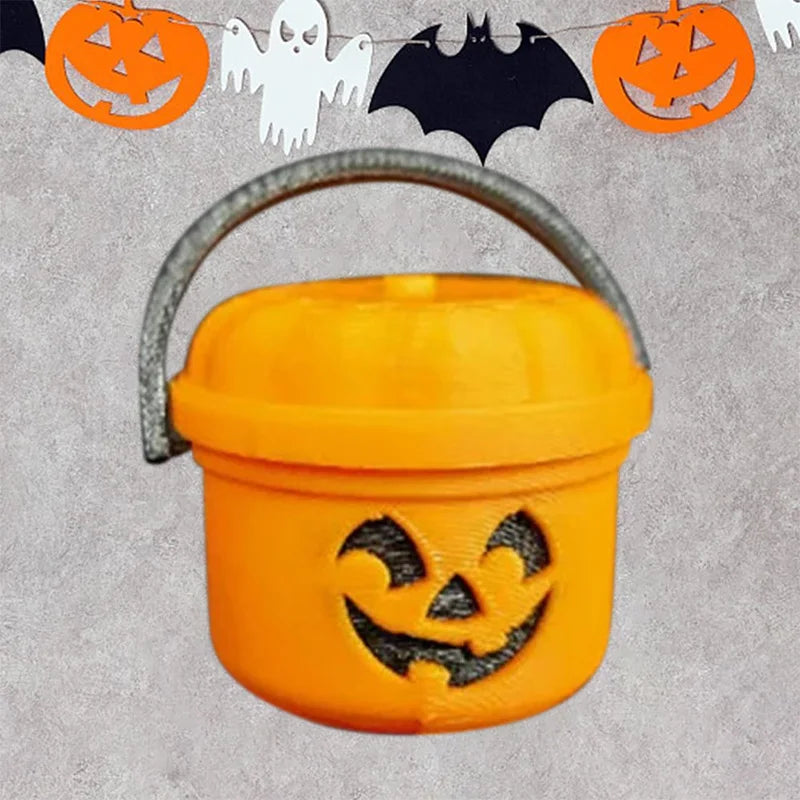 Halloween Pumpkinfor Party Favors Halloween S Small Bucket Cute Pumpkin Trick Bucket Party Holiday Decorations Accessories