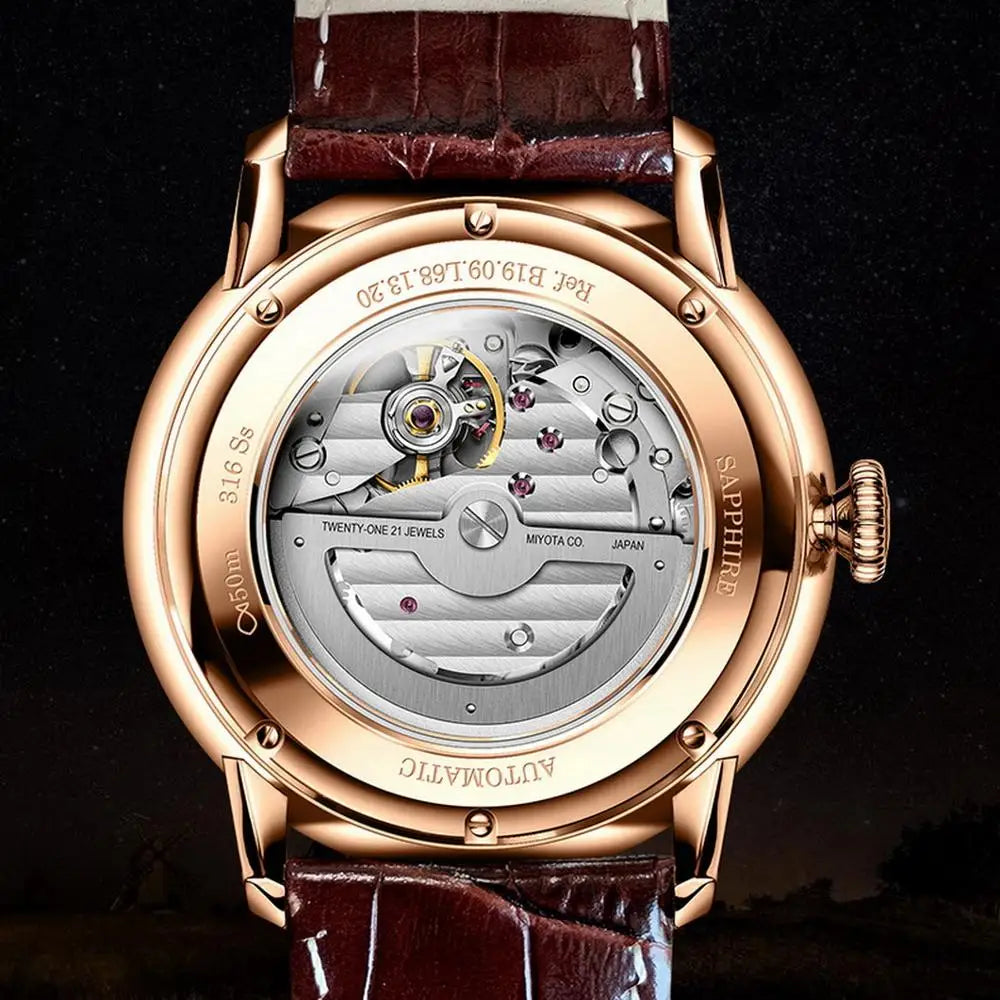 Automatic Watches for Mens,Men Wrist Watch Self Wind Mechanical Wristwatch Switzerland Clock Top Luxury Brand Relogio