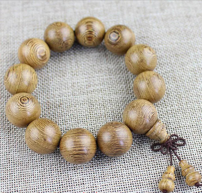 Chicken Wing Wood Buddhist Prayer Beads Tibetan Mala Buddha Bracelet Rosary Wooden Bangle Women Men Jewelry Pulseira