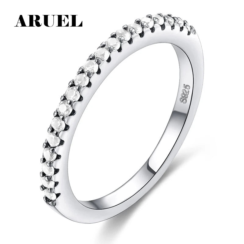 Luxury Rings for Women Fashion round Color Zirconia Classic Wedding Bands Engagement Girl Love Gift Bague Femme Jewelry