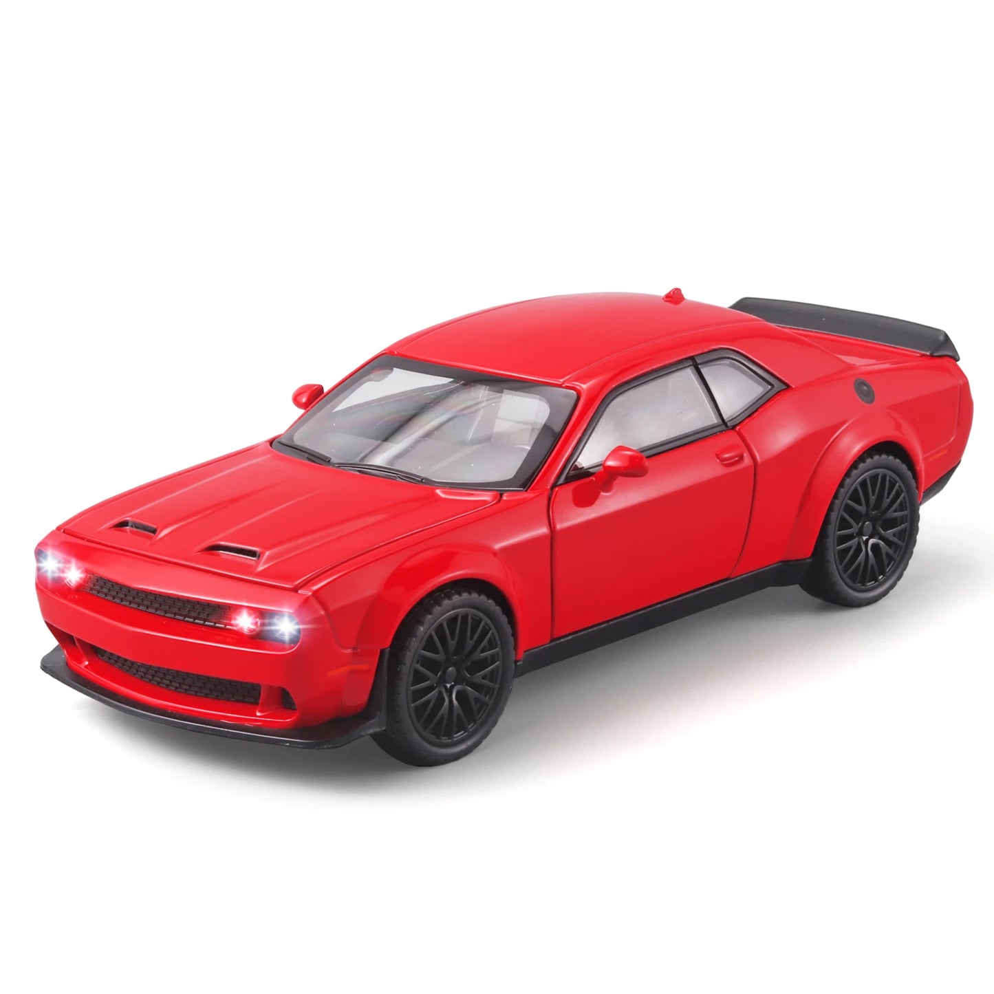 1/32 Hellcat Redeye Alloy Diecast Muscle Car Model Sound & Light Children'S Toy Collectibles Birthday Gifts Original Box Present