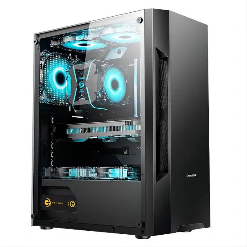 DIY Game Desktop Host Motherboard CPU 16G RAM 500G SSD Power Supply PC Gaming Desktop Computer with A8 7680 CPU Gamer