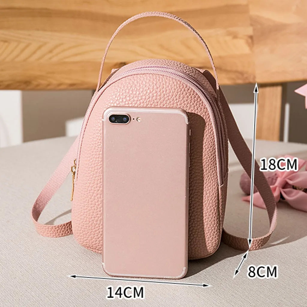 Women'S Mini Backpack Luxury PU Leather Kawaii Backpack Cute Graceful Bagpack Small School Bags for Girls Heart Shaped Decorate