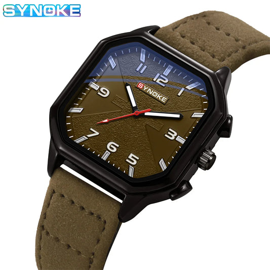 Men Quartz Watch New Style Fashion Sport Business Belt Retro Watch for Men Watch Student Wristwatch Sports Non Mechanical