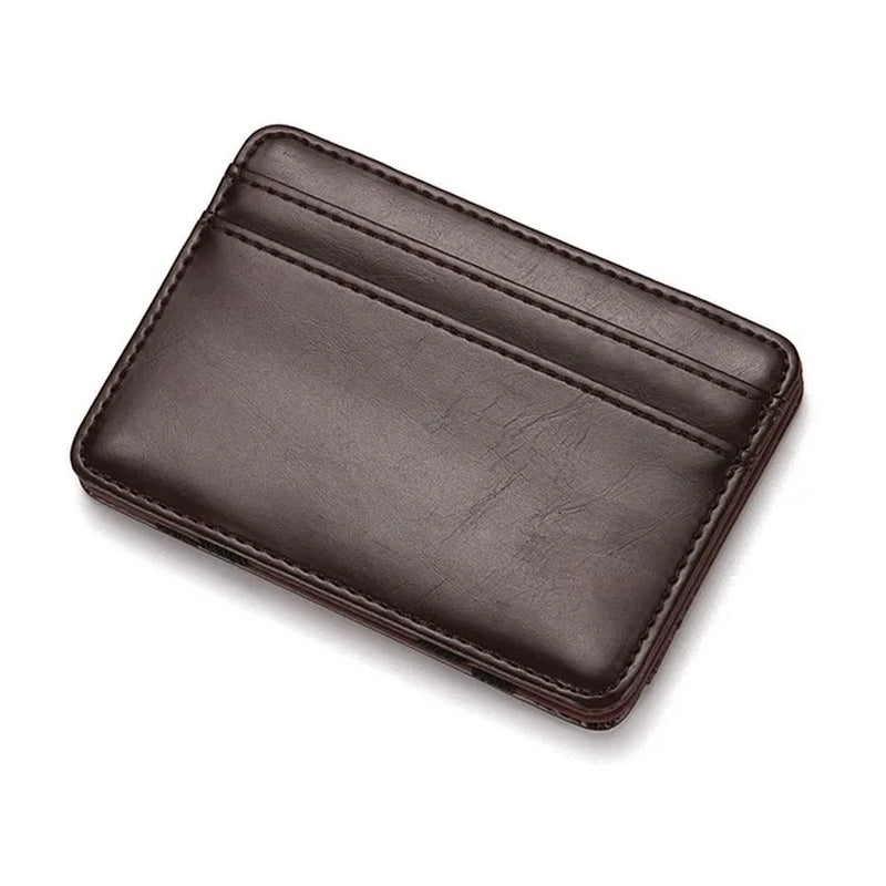 Fashion Men Slim Wallet Male Ultra Thin Short Men Magic Wallet Money Cash Card Holder Purse