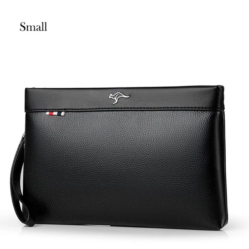 Luxury Brand Business Men Wallet Leather Man Clutch Bag Coins Pocket Purse Casual Envelope Long Wallets Male Handy Bag for IPAD